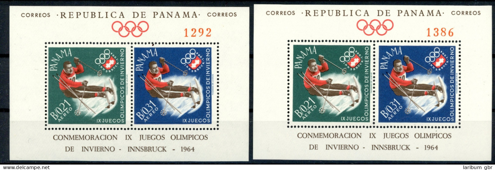 Panama Block 14-15 Postfrisch Olympia 1964 #ID242 - Panama