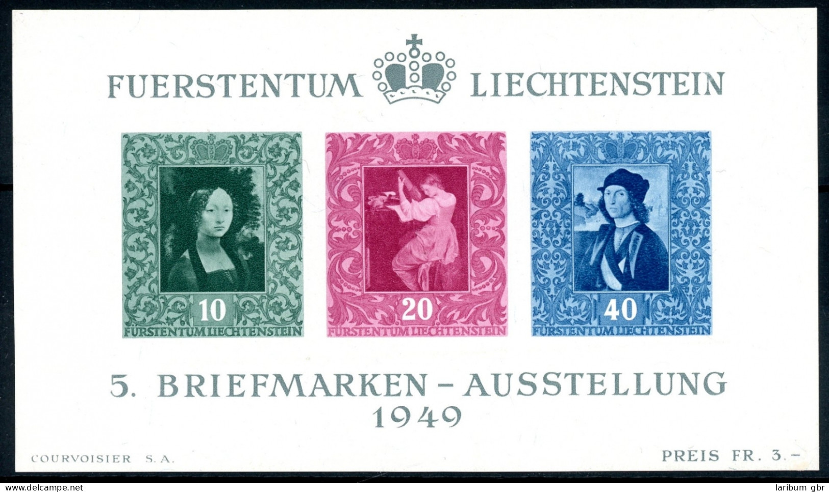 Liechtenstein Block 5 Postfrisch #HX047 - Other & Unclassified
