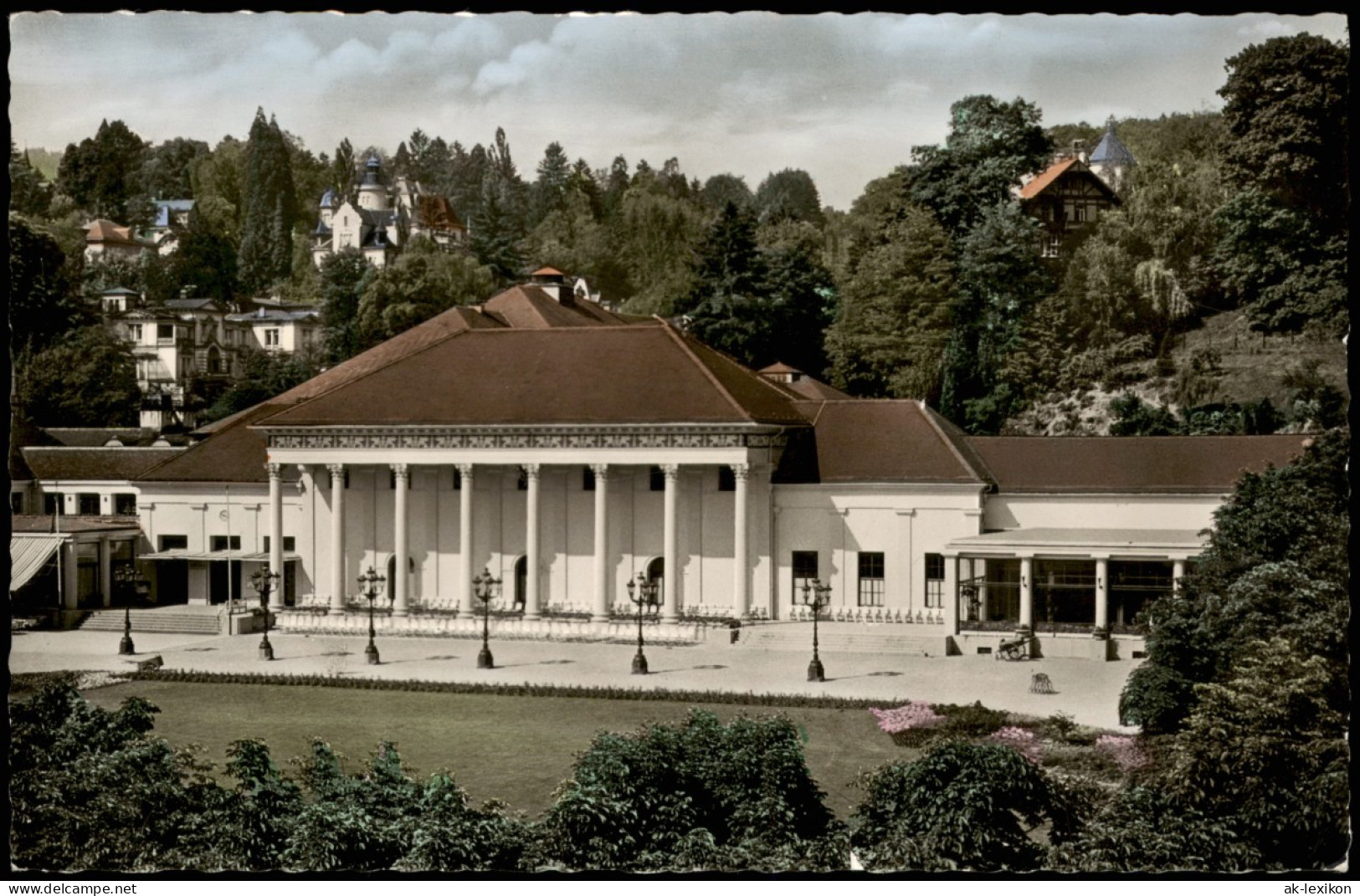 Ansichtskarte Baden-Baden Kurhaus, Colorierte Fotokarte 1961 - Baden-Baden