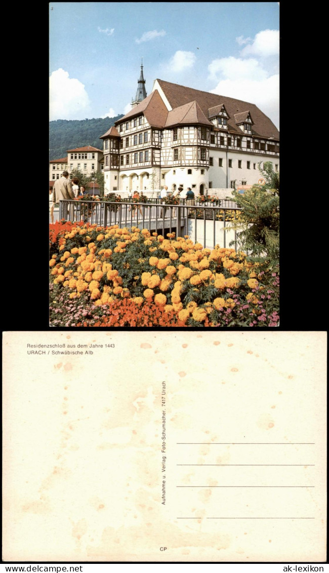 Ansichtskarte Bad Urach Schloss Urach 1969 - Bad Urach