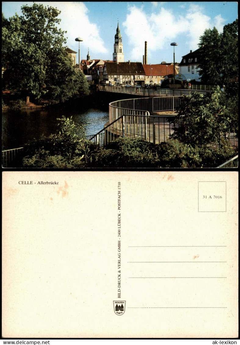 Ansichtskarte Celle Partie An Der Allerbrücke 1975 - Celle