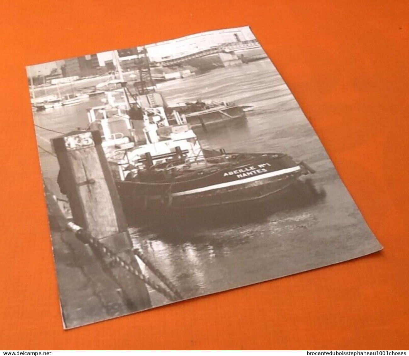 Photographie Ancienne Remorqueur Années 1950/1960 Abeille N°1 Nantes - Bateaux