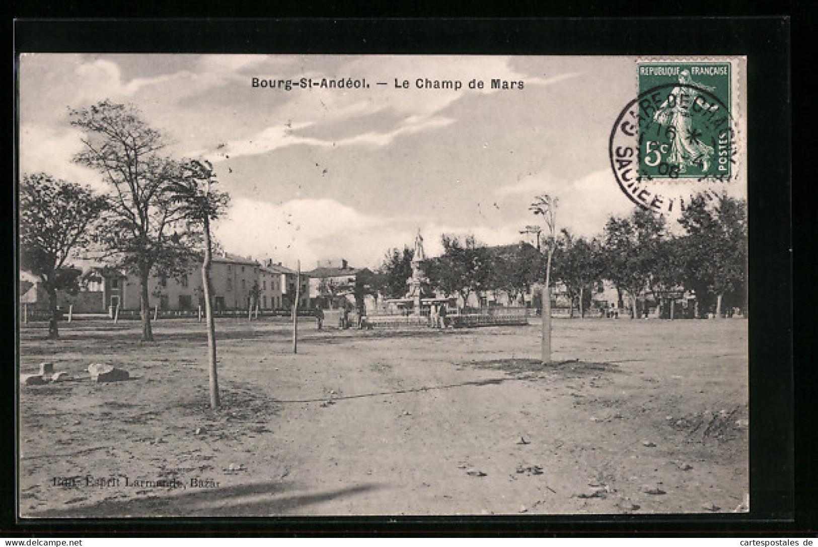 CPA Bourg-St-Andéol, Le Champ De Mars  - Bourg-Saint-Andéol