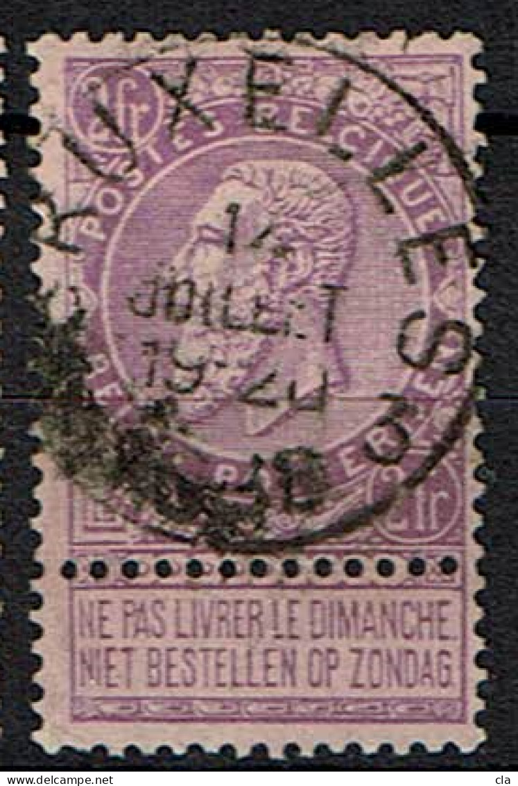 66  Obl  BXL 3 - 1893-1900 Fine Barbe