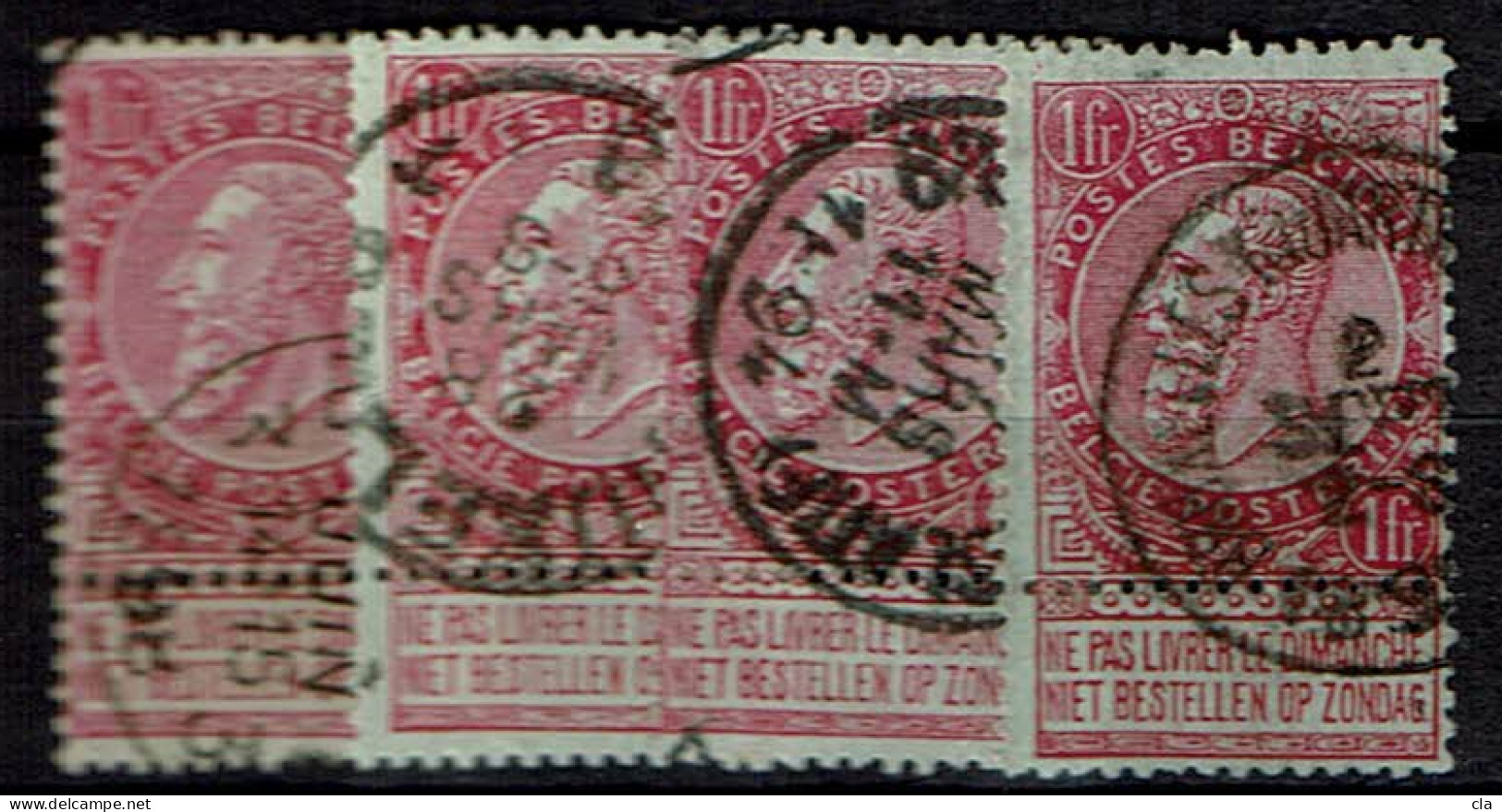 64  Obl   4 Nuances - 1893-1900 Fijne Baard