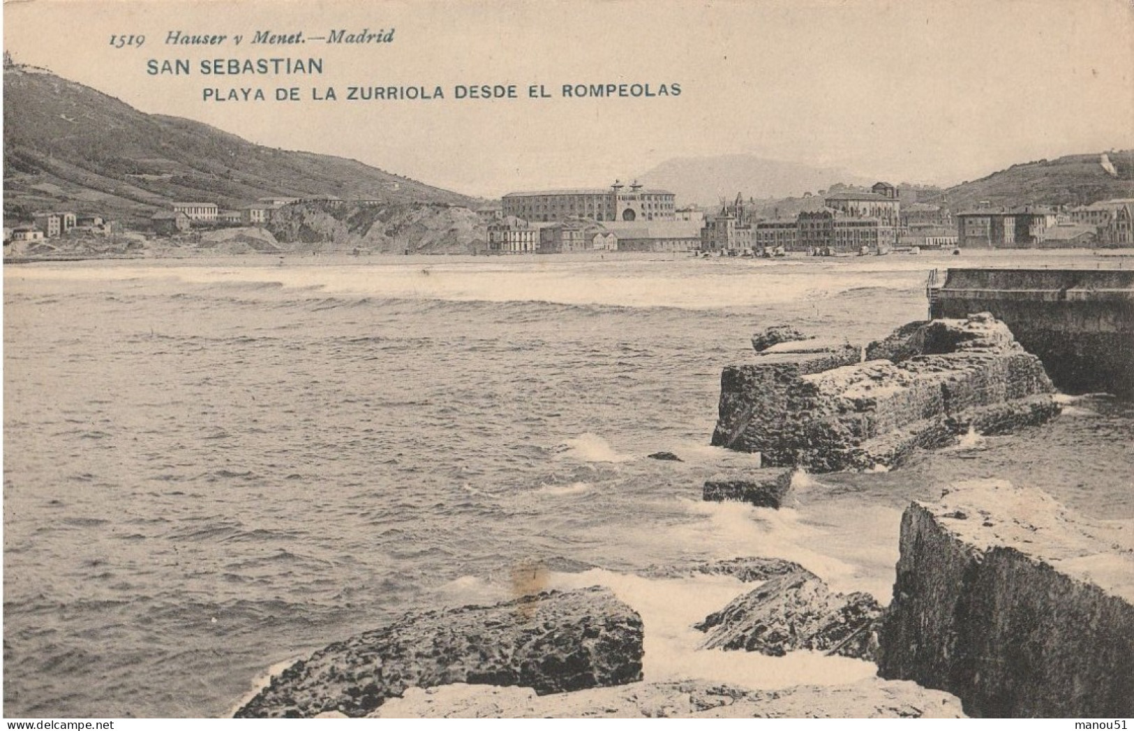 Espagne - SAN SEBASTIAN  Playa De La Zurriola - Guipúzcoa (San Sebastián)