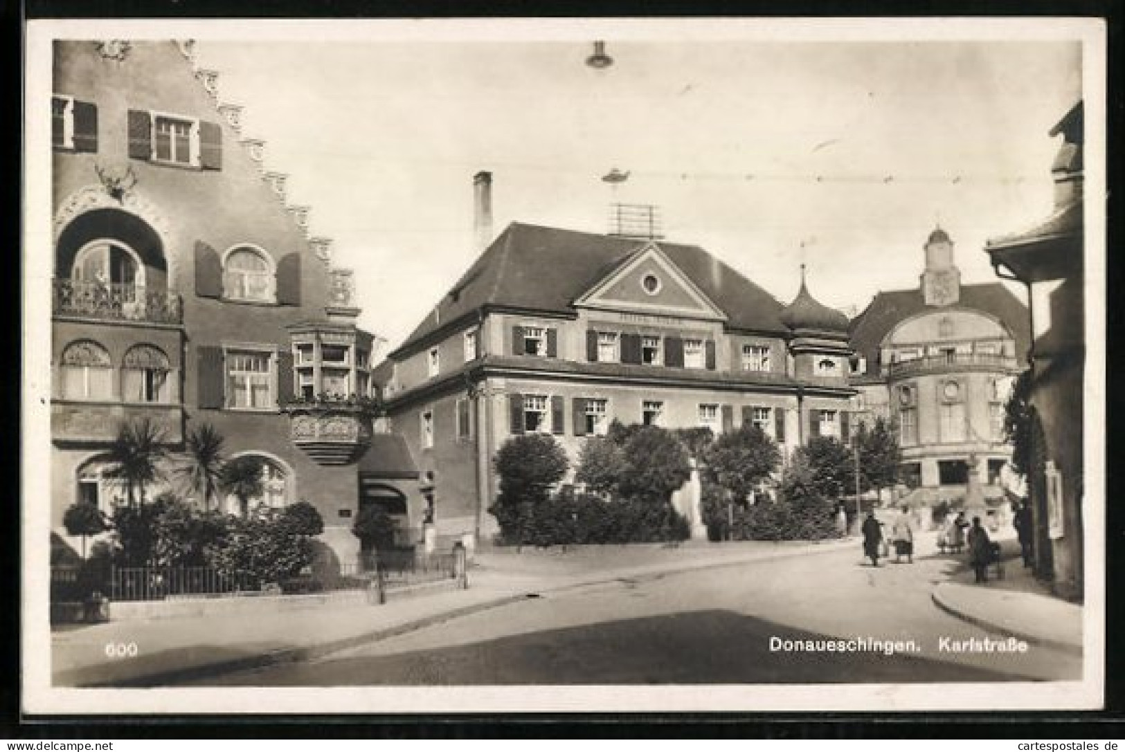 AK Donaueschingen, Partie In Der Karlstrasse  - Donaueschingen