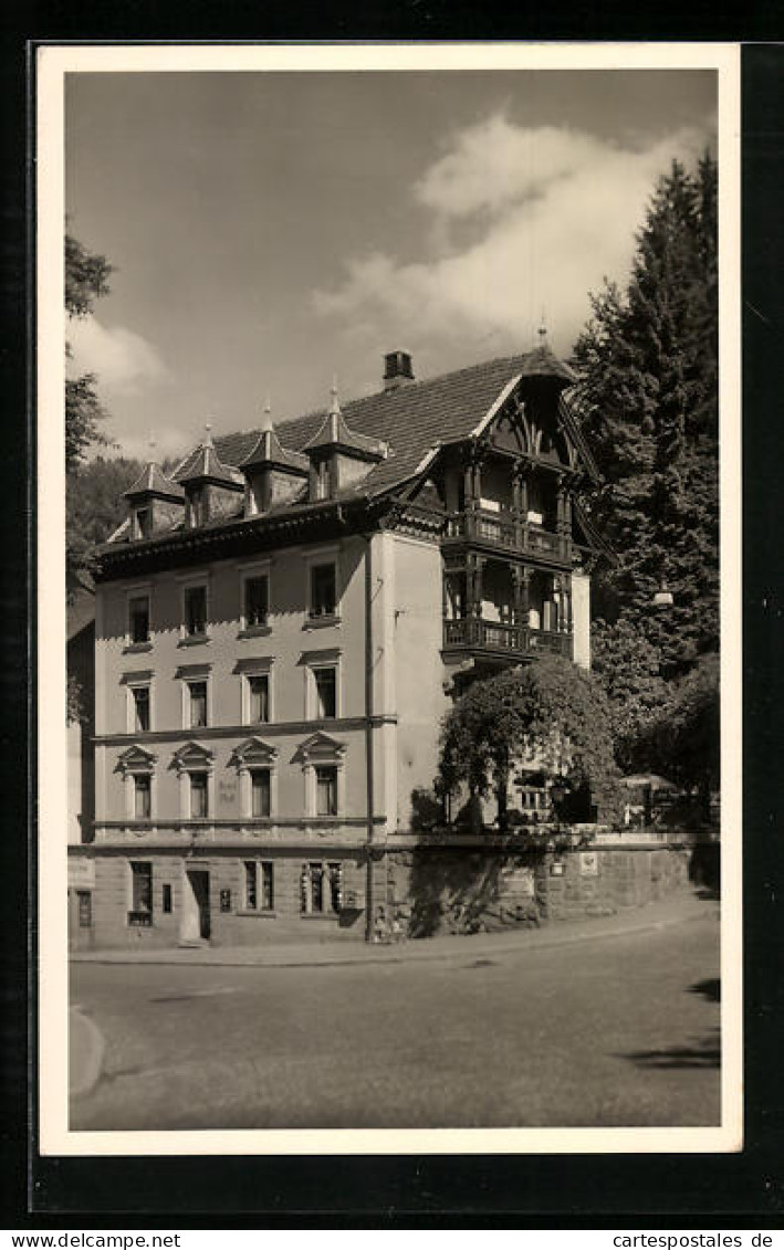 AK Triberg /Schwarzwald, Hotel-Pension Pfaff  - Triberg