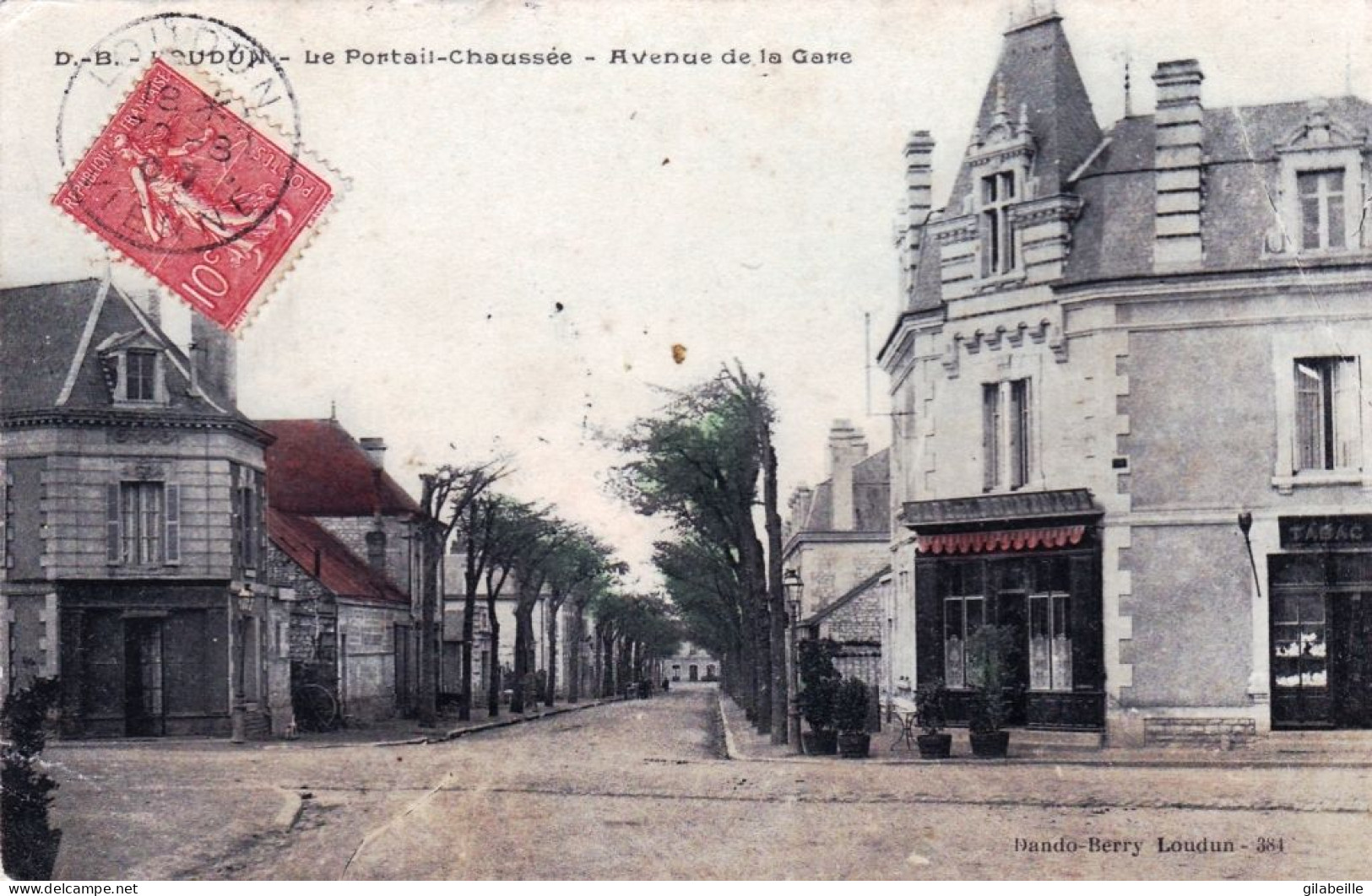 86 - LOUDUN - Le Portail Chaussée - Avenue De La Gare - Loudun