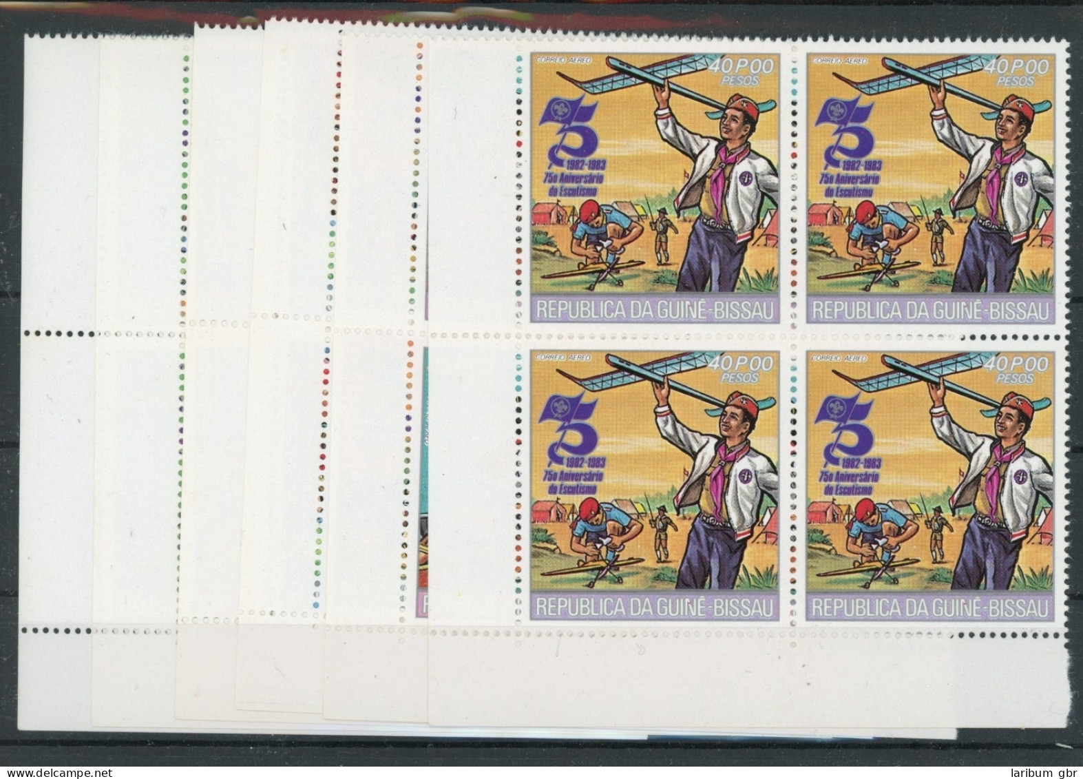 Guinea Bissau 4er Block 616-621 Postfrisch Pfadfinder #JK860 - Guinea-Bissau