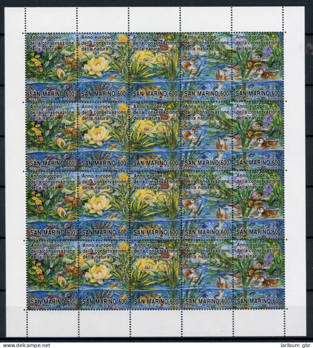 San Marino Kleinbogen Mit 1598-1602 Postfrisch Blumen, Natur #JD600 - Autres & Non Classés