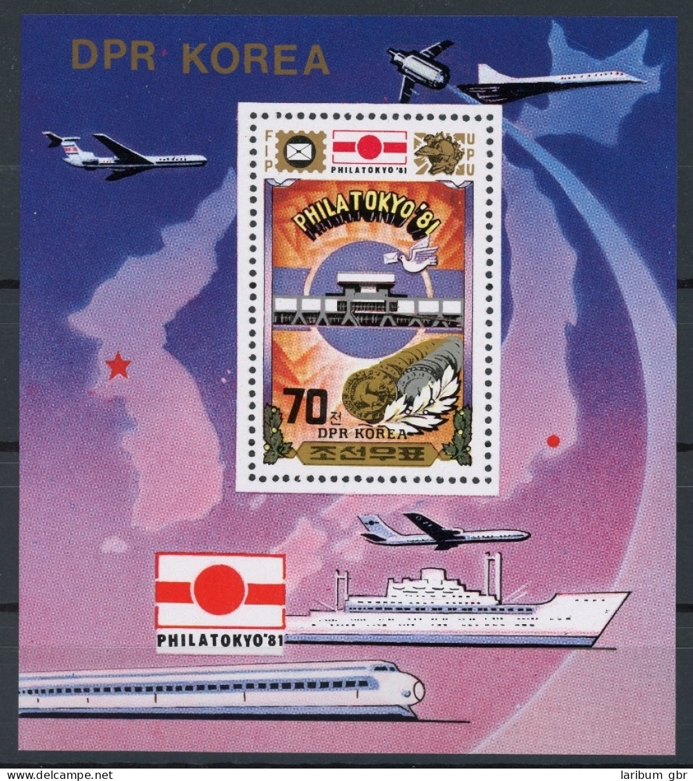 Korea Block 102 Postfrisch Briefmarkenausstellung #JM559 - Corée Du Nord