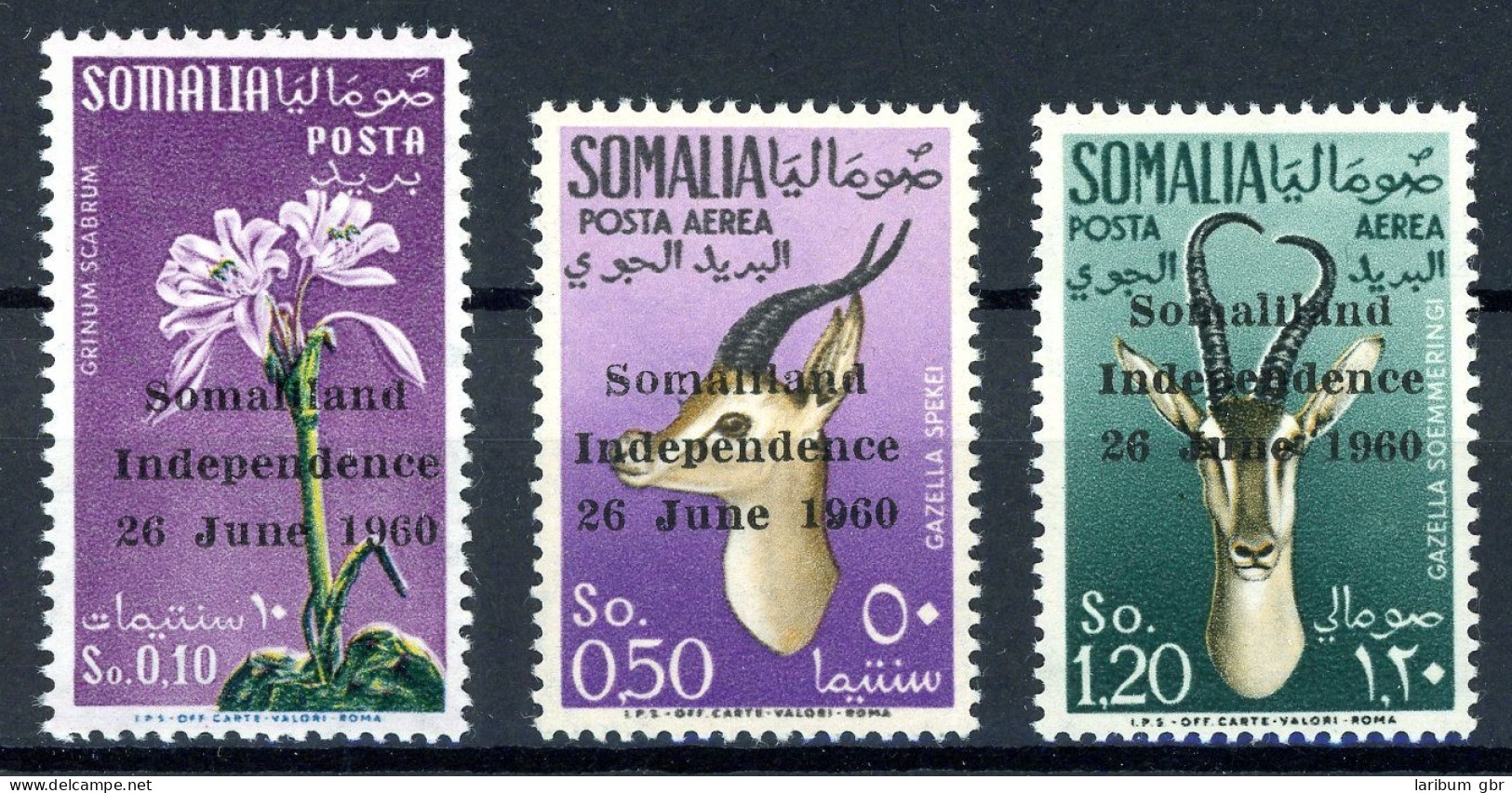 Somalia 1-3 Postfrisch #HC087 - Somalie (1960-...)