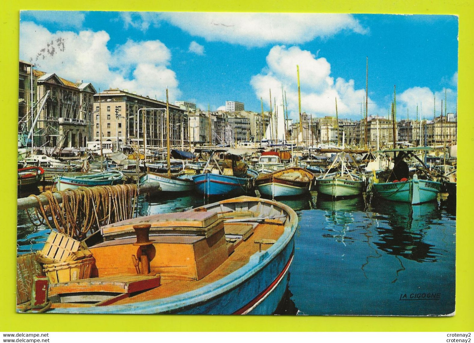 13 MARSEILLE N°13.055.84 Le Vieux Port Nombreux Bateauxet L'Hôtel De Ville En 1971 - Alter Hafen (Vieux Port), Saint-Victor, Le Panier