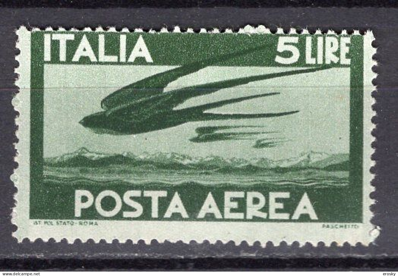 Y6106 - ITALIA AEREA Ss N°129 - ITALIE AERIENNE Yv N°116 ** - Luchtpost