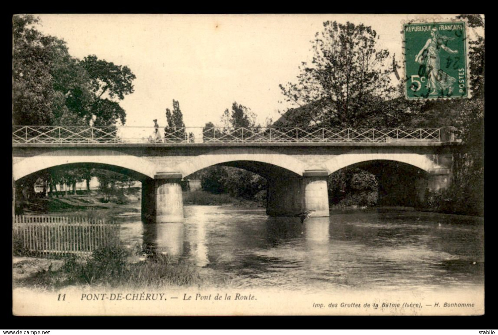 38 - PONT-DE-CHERUY - LE PONT DE LA ROUTE - Pont-de-Chéruy