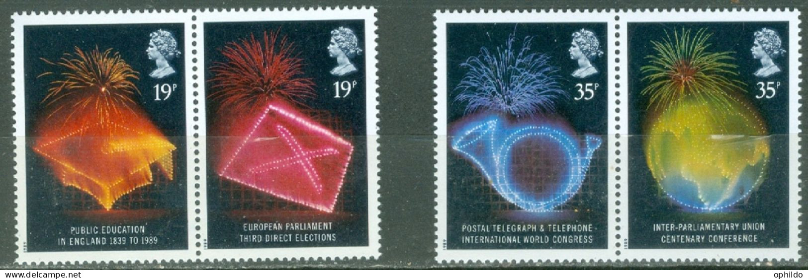 Grande Bretagne  Yv 1376/1379     * *  TB   - Unused Stamps