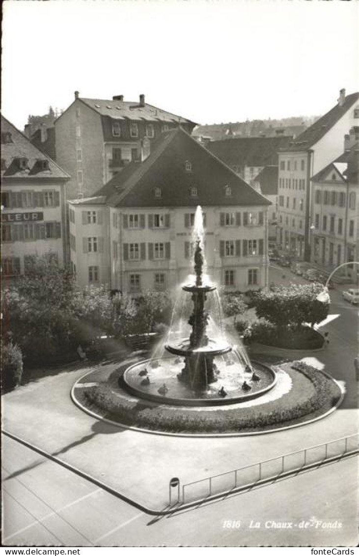 11384904 La Chaux-de-Fonds Fontaene Brunnen La Chaux-de-Fonds - Sonstige & Ohne Zuordnung