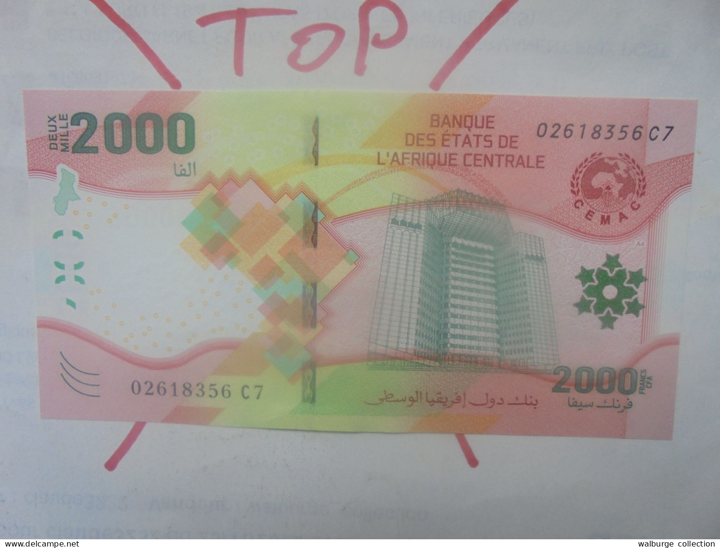 AFRIQUE CENTRALE 2000 FRANCS 2020-22 Neuf (B.33) - Zentralafrikanische Staaten