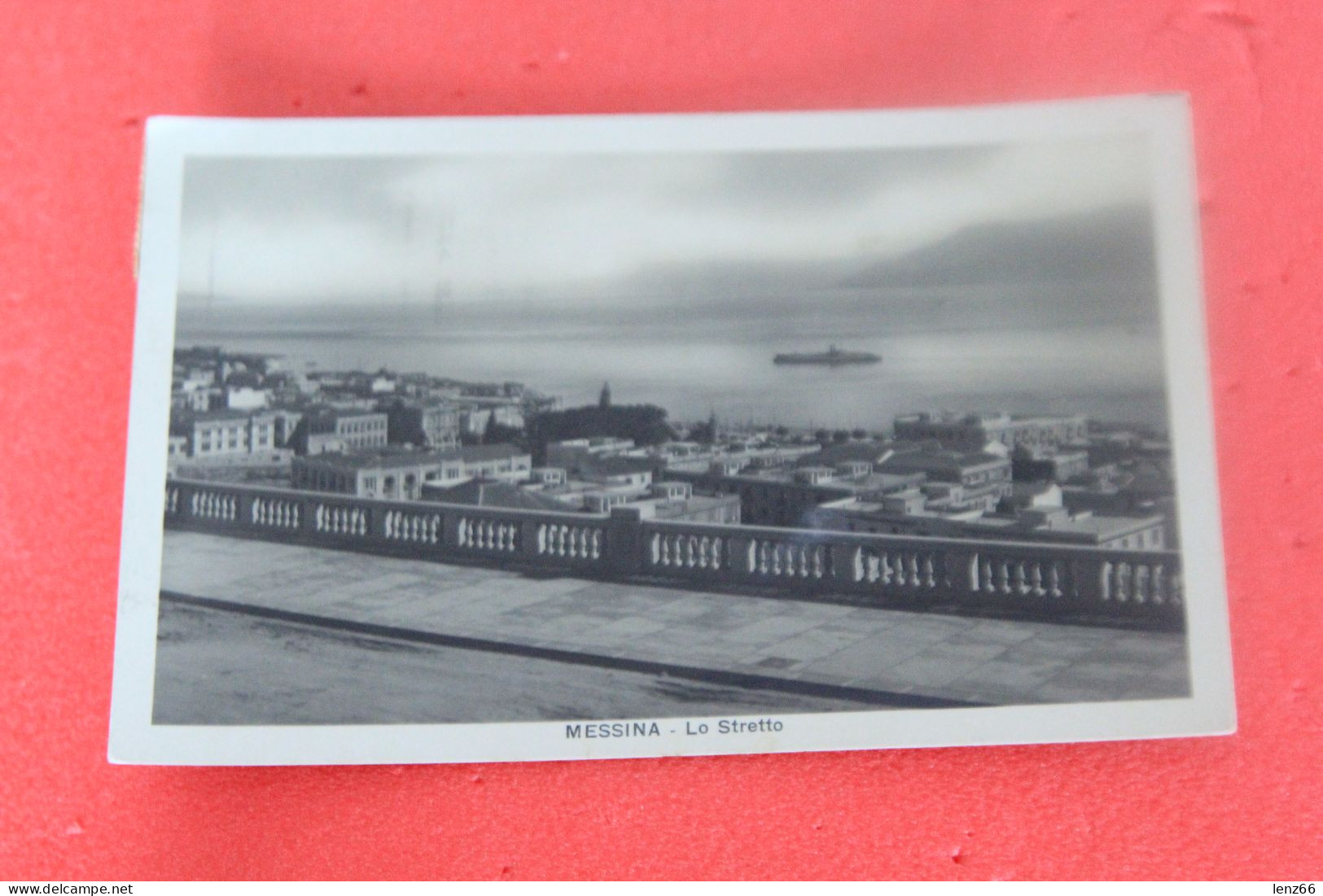 Messina Lo Stretto 1930 + Affrancatura Non Comune - Messina