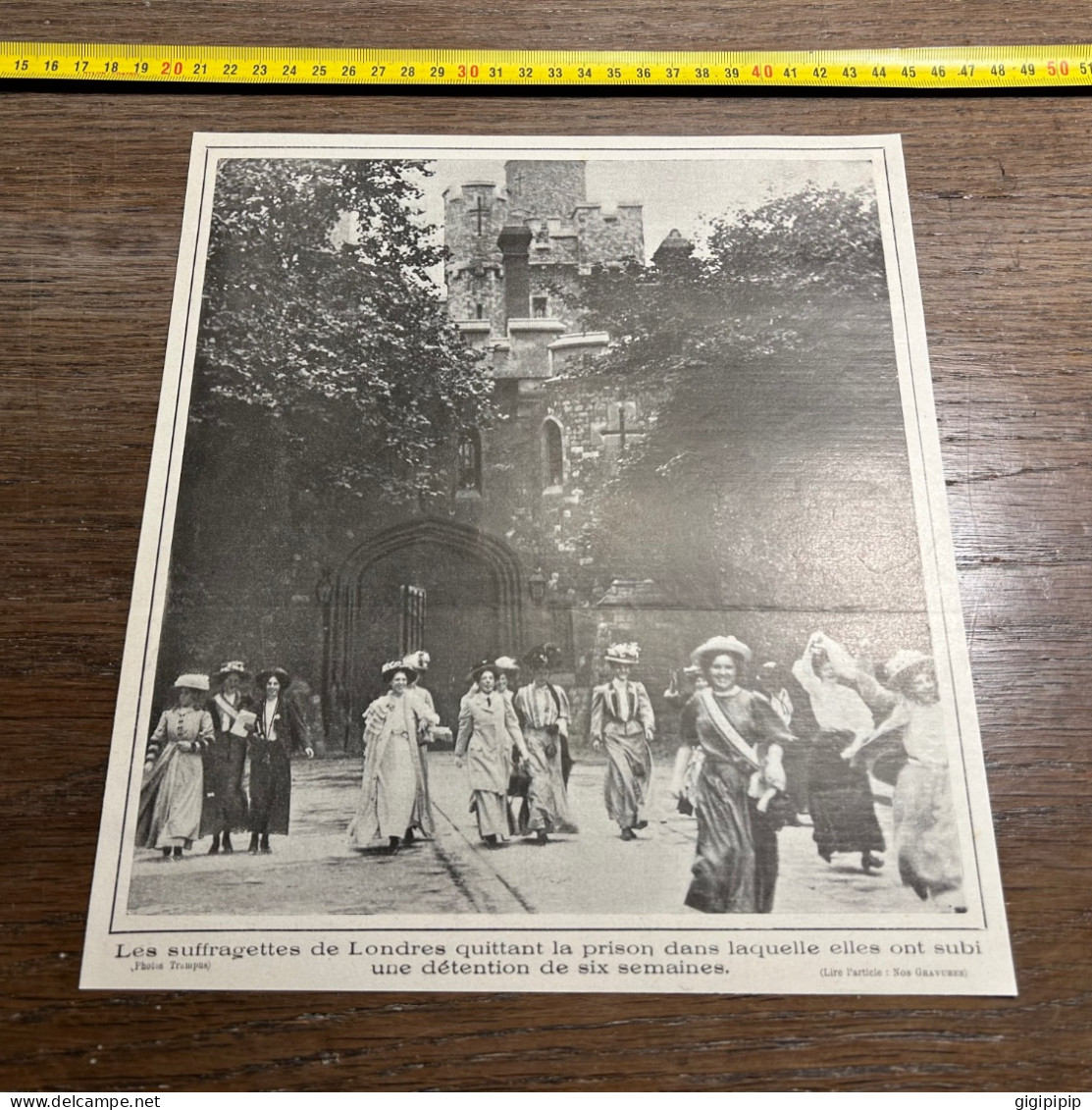 1908 PATI Suffragettes De Londres Quittant La Prison - Verzamelingen