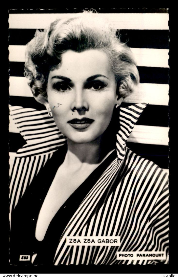 ARTISTES - ZSA ZSA GABOR - PARAMOUNT - Artistes