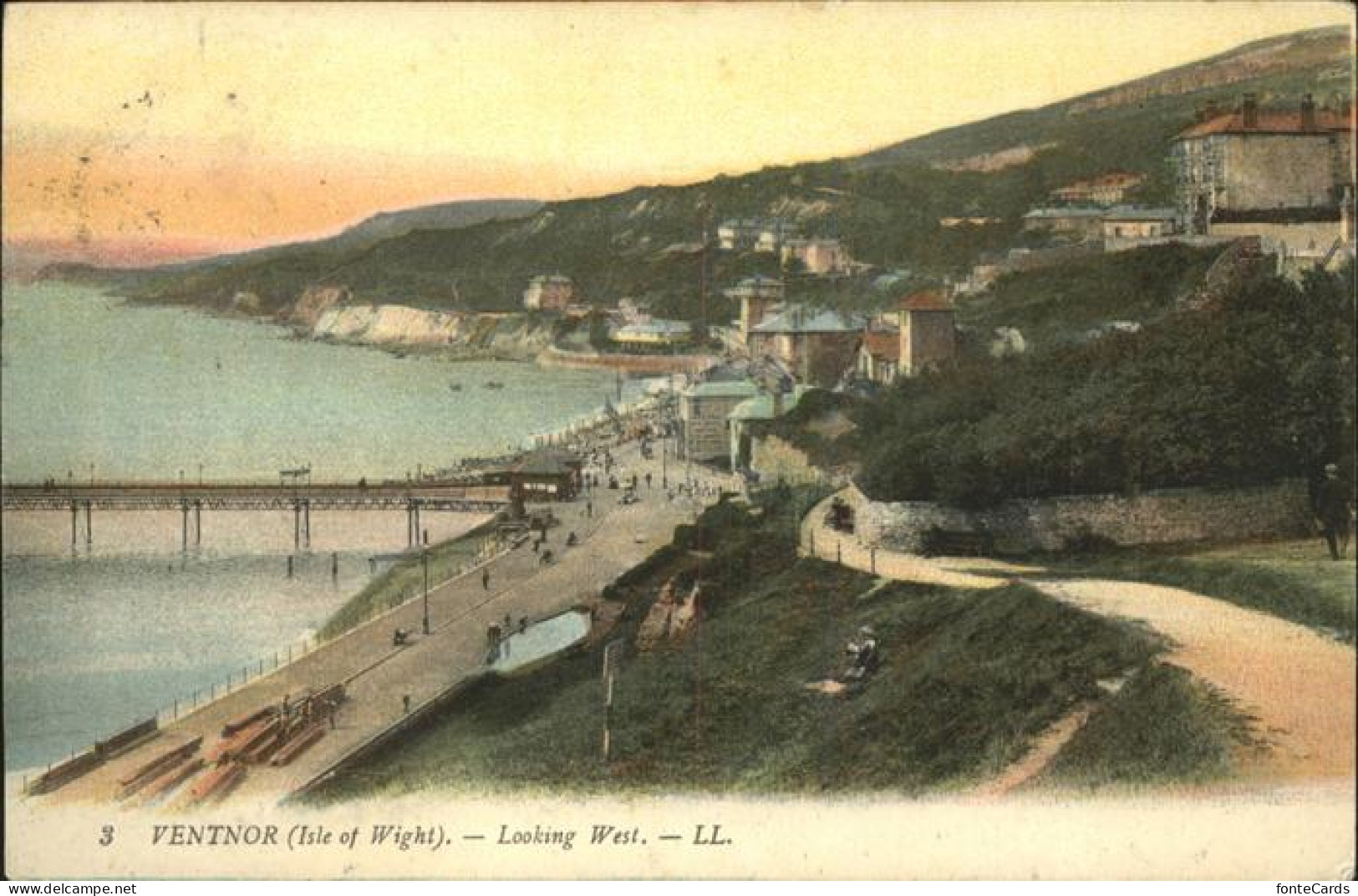 11384419 Ventnor Isle Of Wight Isle Of Wight Looking West Shanklin - Other & Unclassified