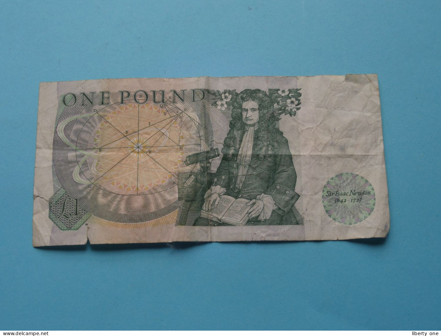 1 - One Pound £ ( DS36460260 ) >> ( See > Scans ) Circulated ! - 1 Pond