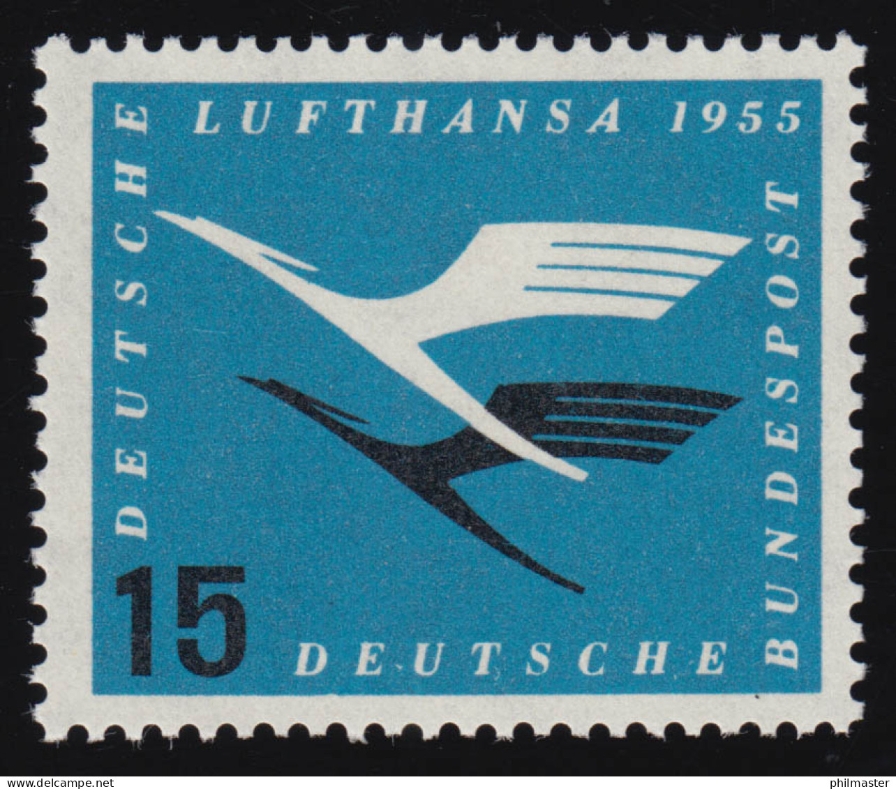 207Va Lufthansa 15 Pf ** - Unused Stamps