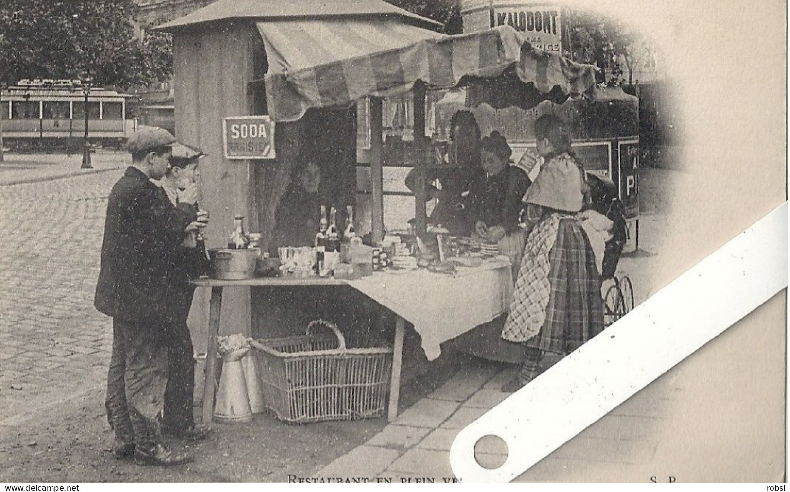 75 Paris, édition S.P. (rare),  Petits Métiers Restaurant En Plein Vent,  D 5012 - Artisanry In Paris