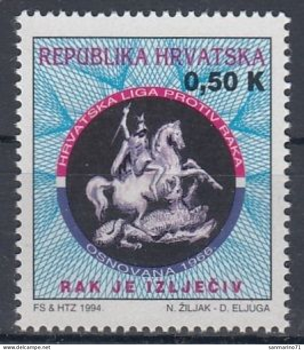 CROATIA Postage Due 37,unused - Disease