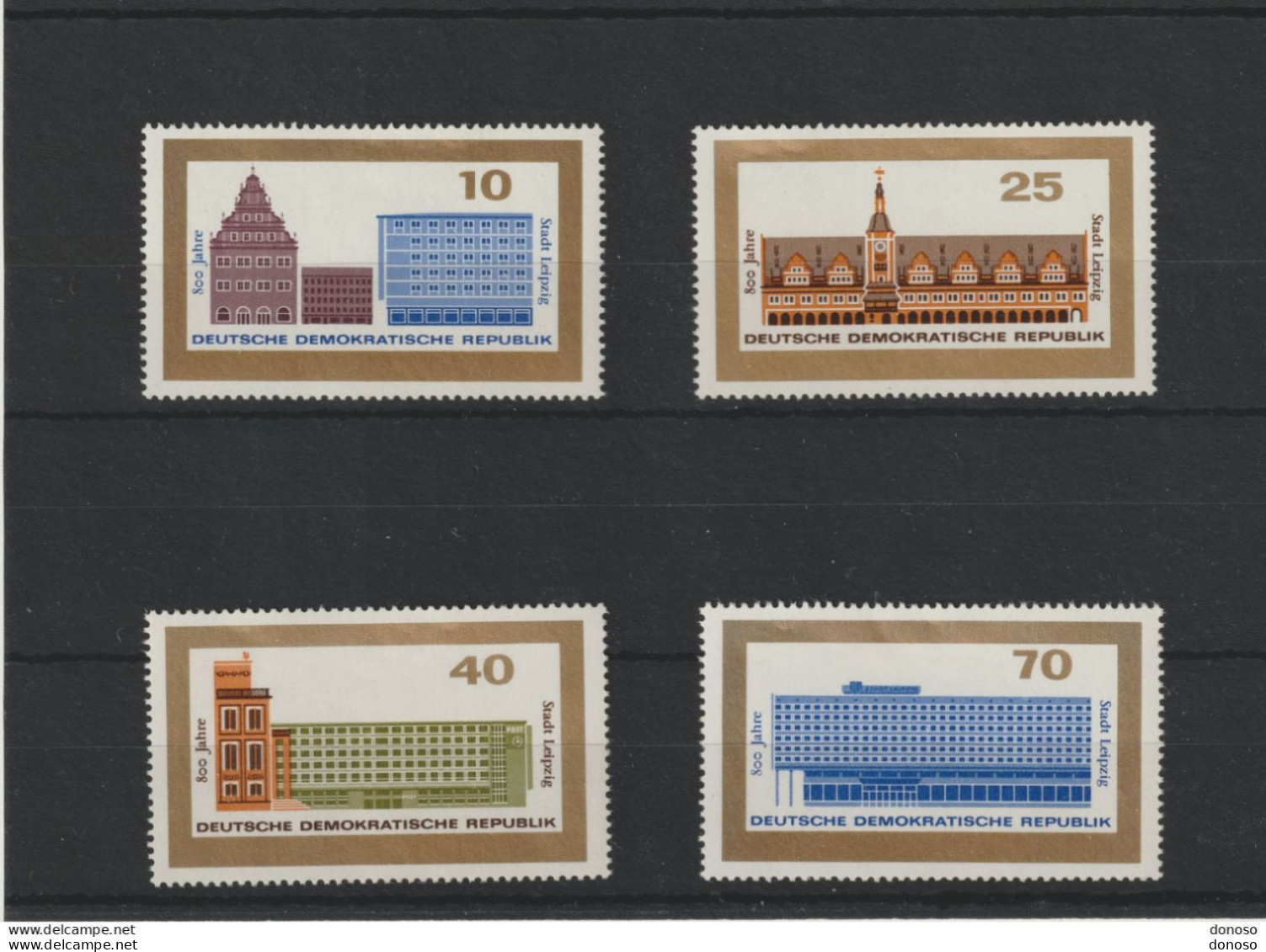 RDA 1965 LEIPZIG Yvert 825-828, Michel 1126-1129 NEUF** MNH Cote Yv 4,50 Euros - Ongebruikt