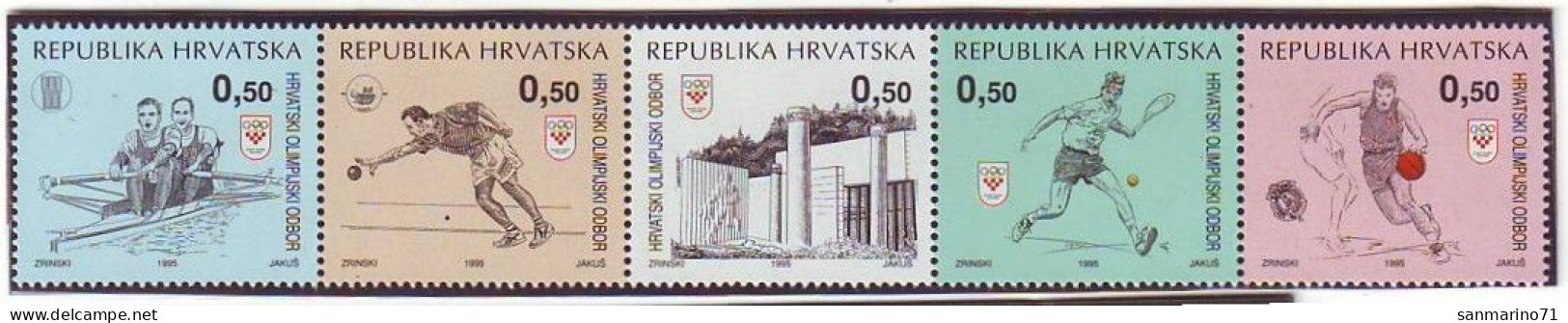 CROATIA Postage Due 58-62,unused - Andere & Zonder Classificatie