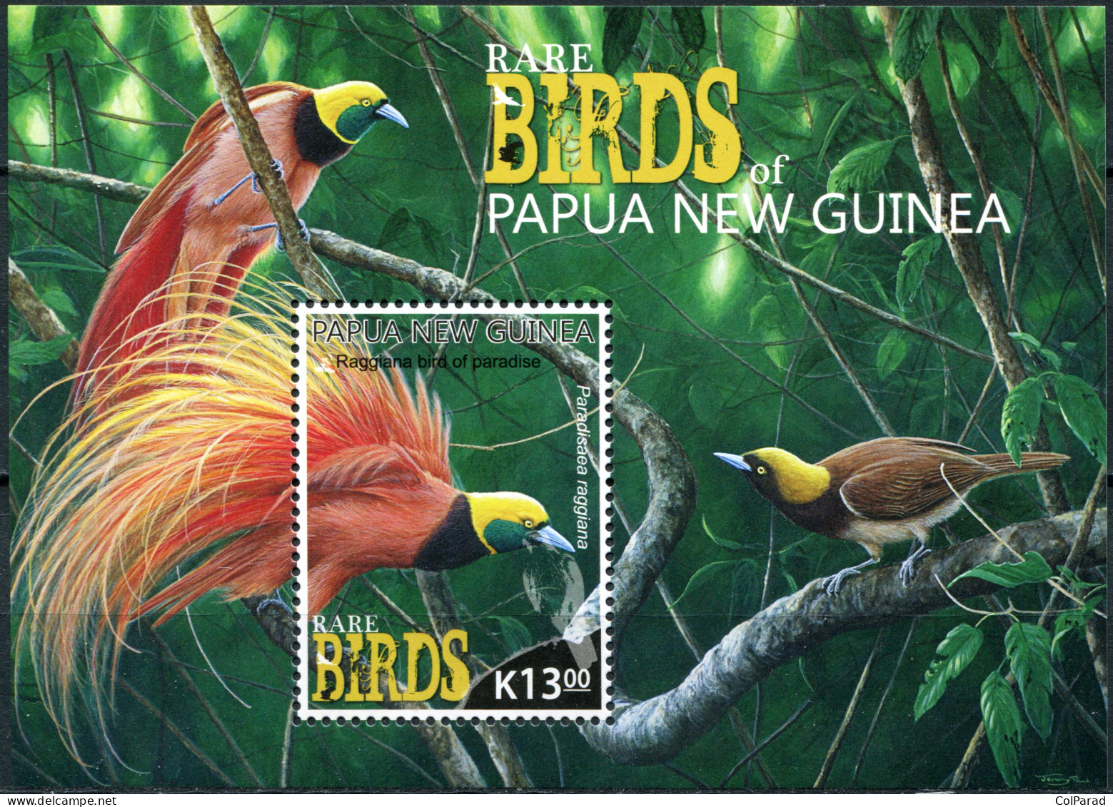 PAPUA NEW GUINEA - 2017 - SOUVENIR SHEET MNH ** - Rare Birds Of Papua New Guinea - Papua New Guinea