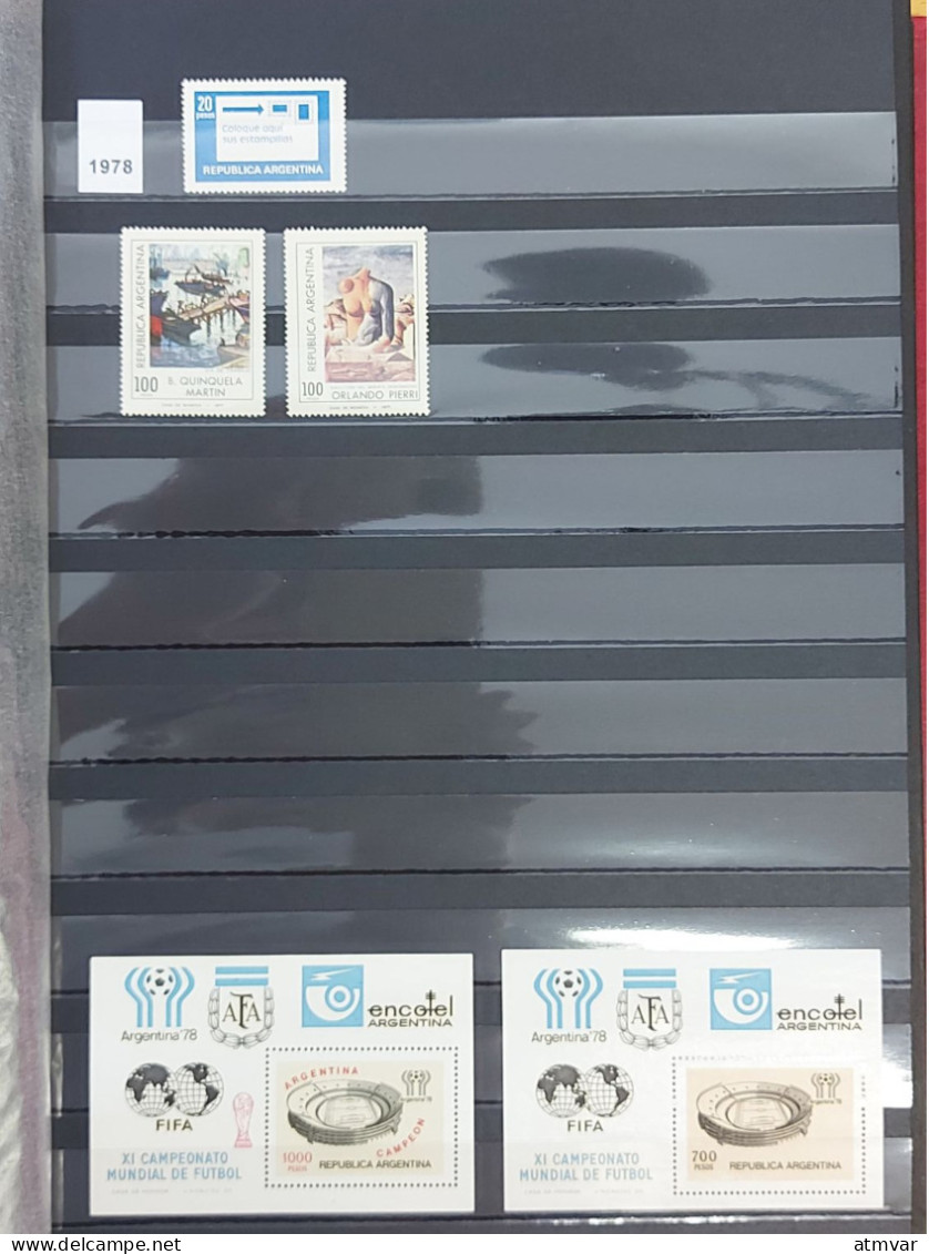 ARGENTINA (60s-2000s) Collection mint sets & sheets / Series + feuillets neufs / Colección series, hojas nuevas OCA