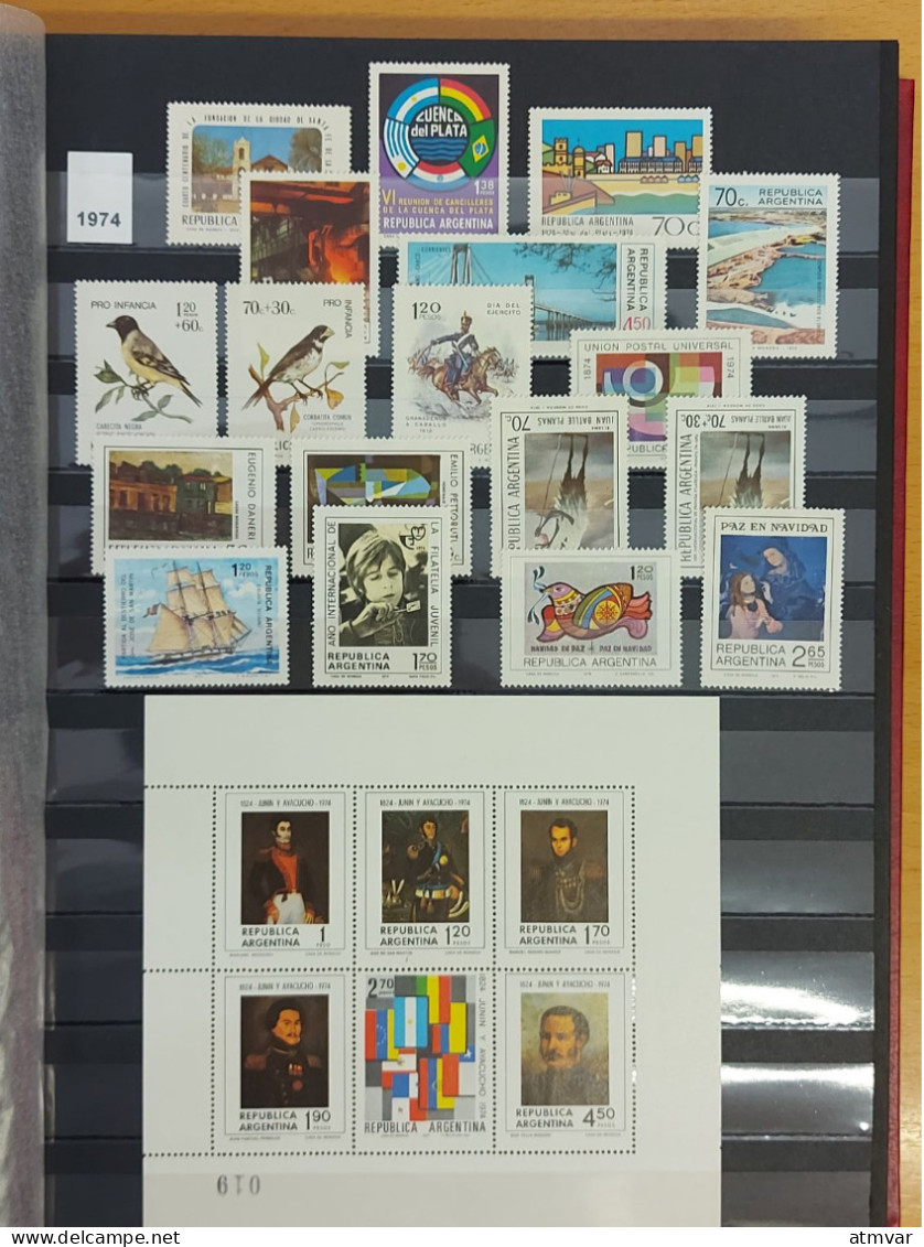 ARGENTINA (60s-2000s) Collection mint sets & sheets / Series + feuillets neufs / Colección series, hojas nuevas OCA