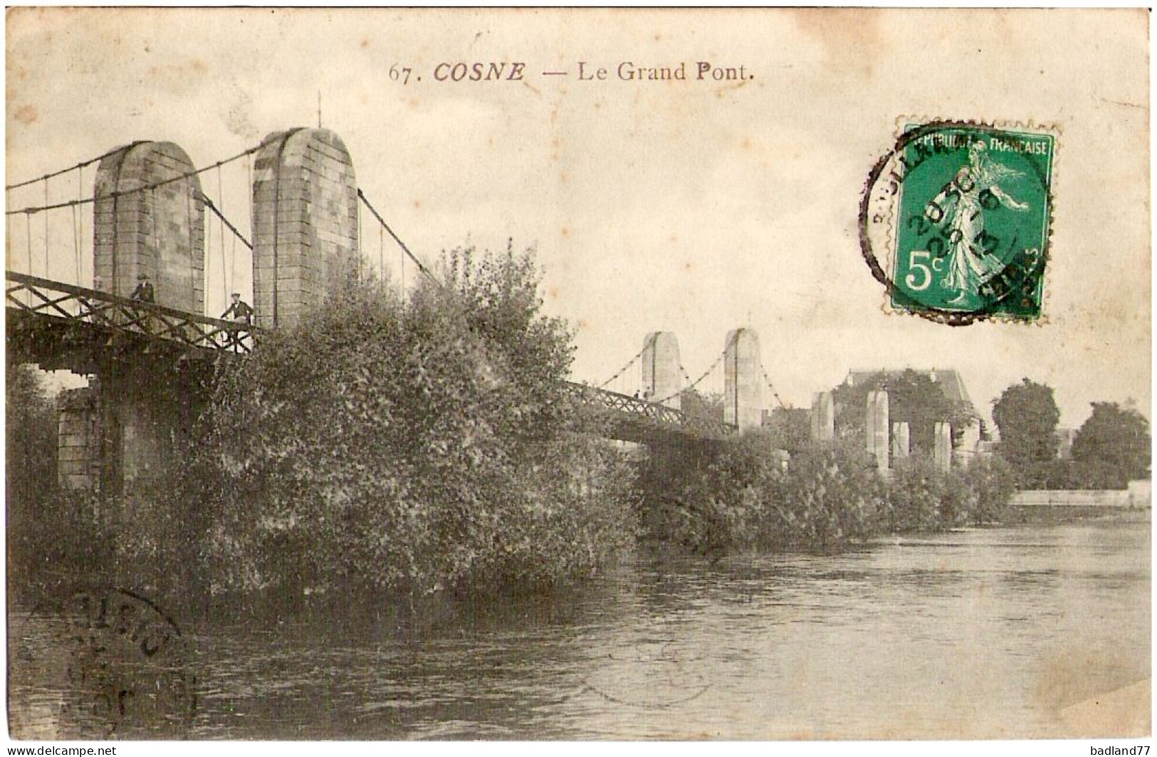 58 - COSNE - Le Grand Pont - Cosne Cours Sur Loire