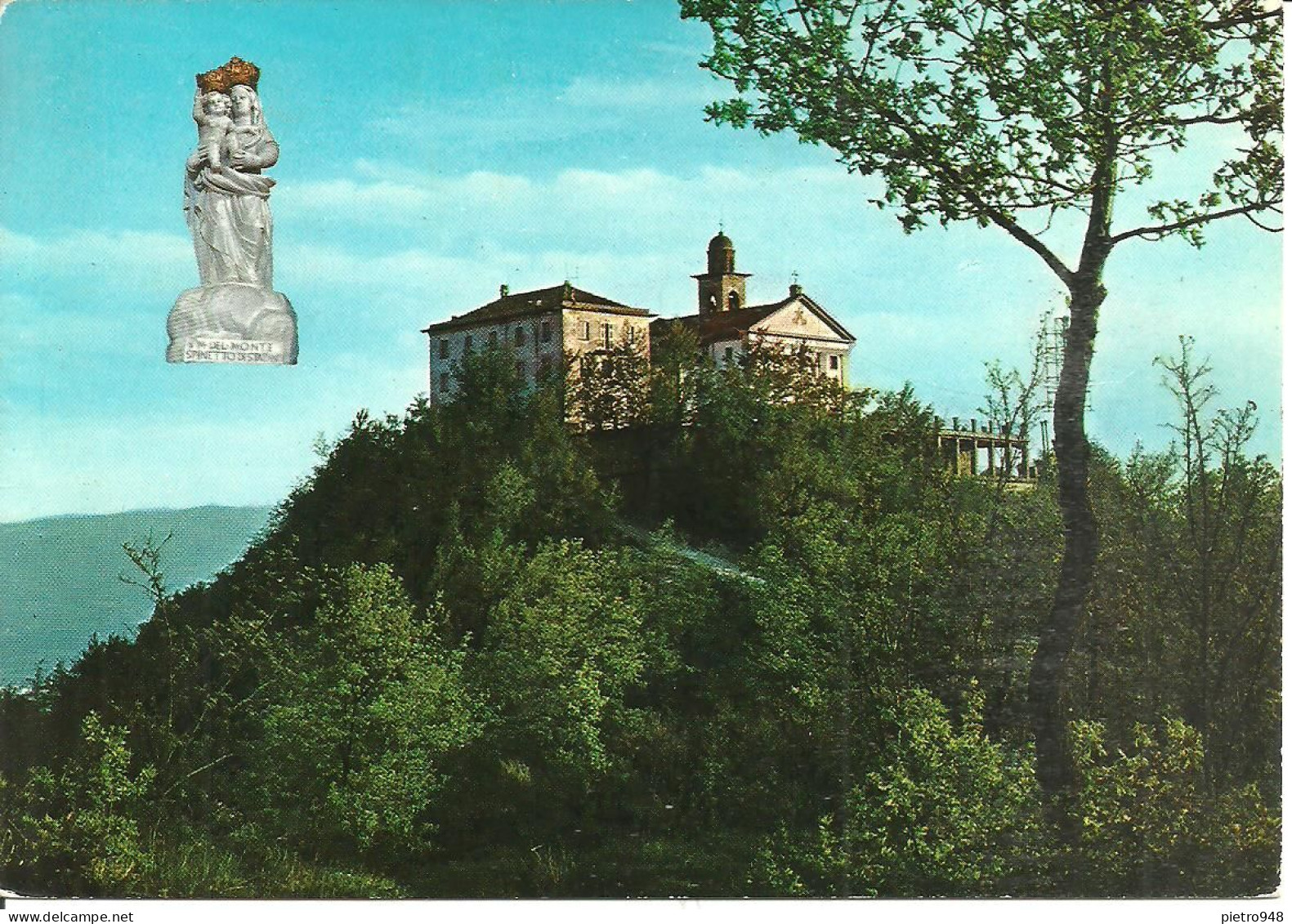 Stazzano (Alessandria) Santuario Di Nostra Signora Di Monte Spineto, Panorama, Vue, View - Alessandria
