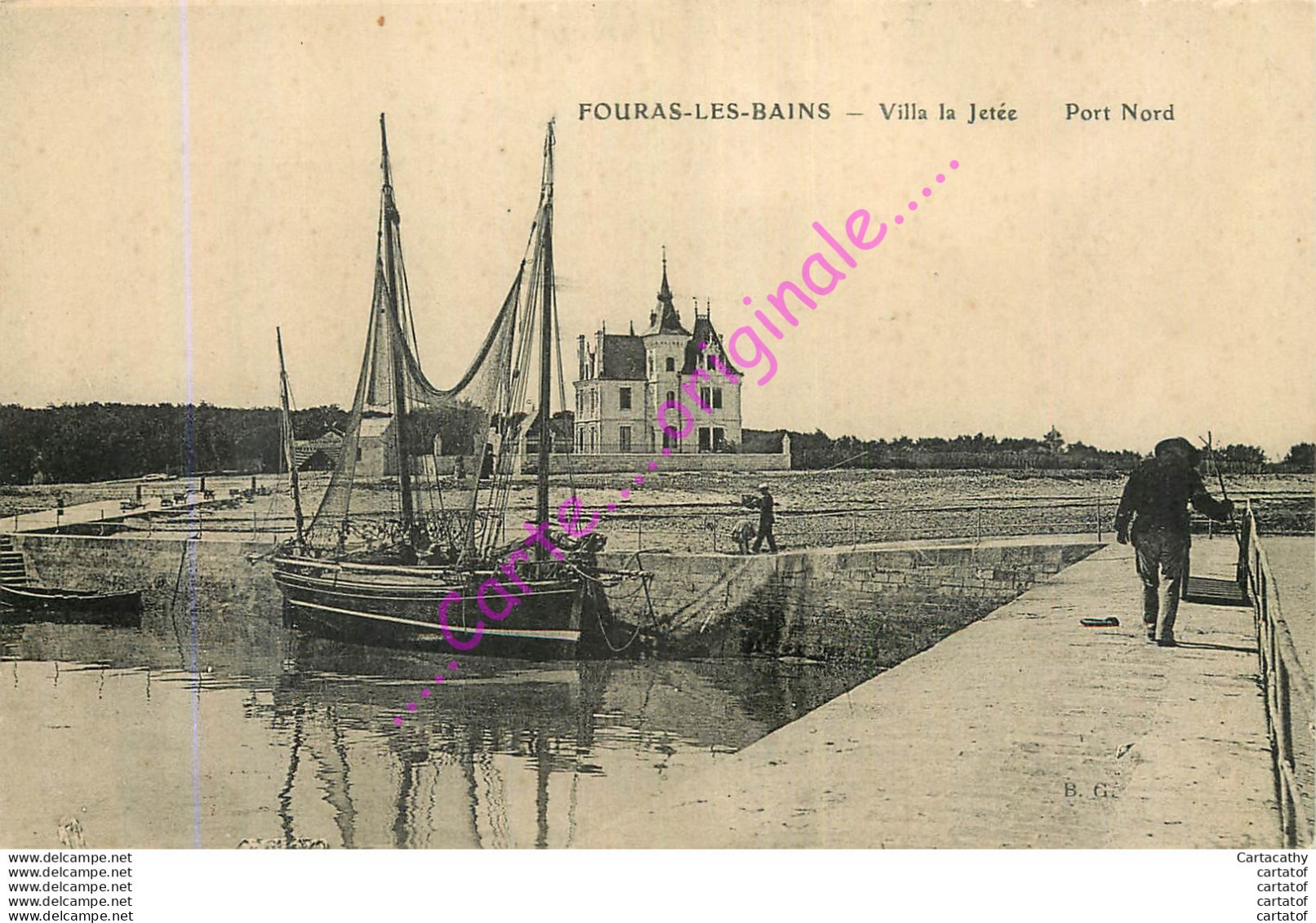 17.  FOURAS LES BAINS . Villa La Jetée . Port Nord . - Fouras-les-Bains