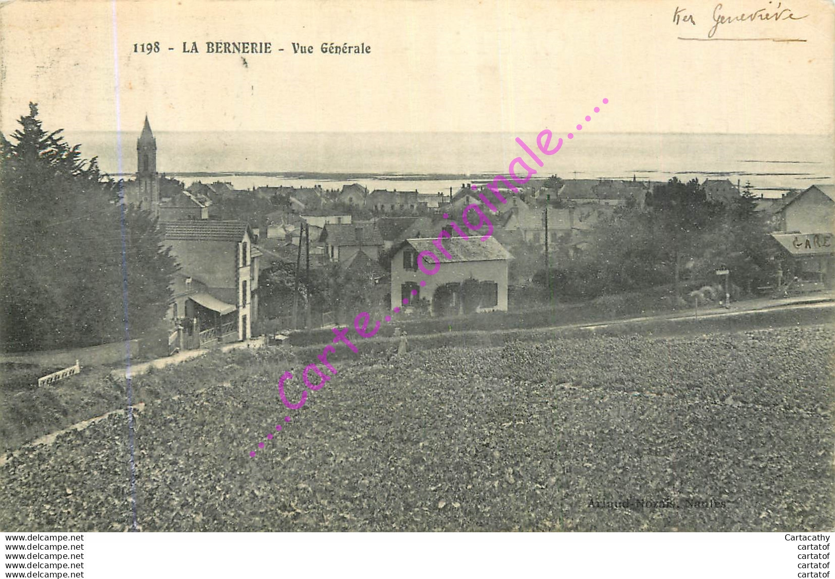 44.  LA BERNERIE .  Vue Générale . - La Bernerie-en-Retz