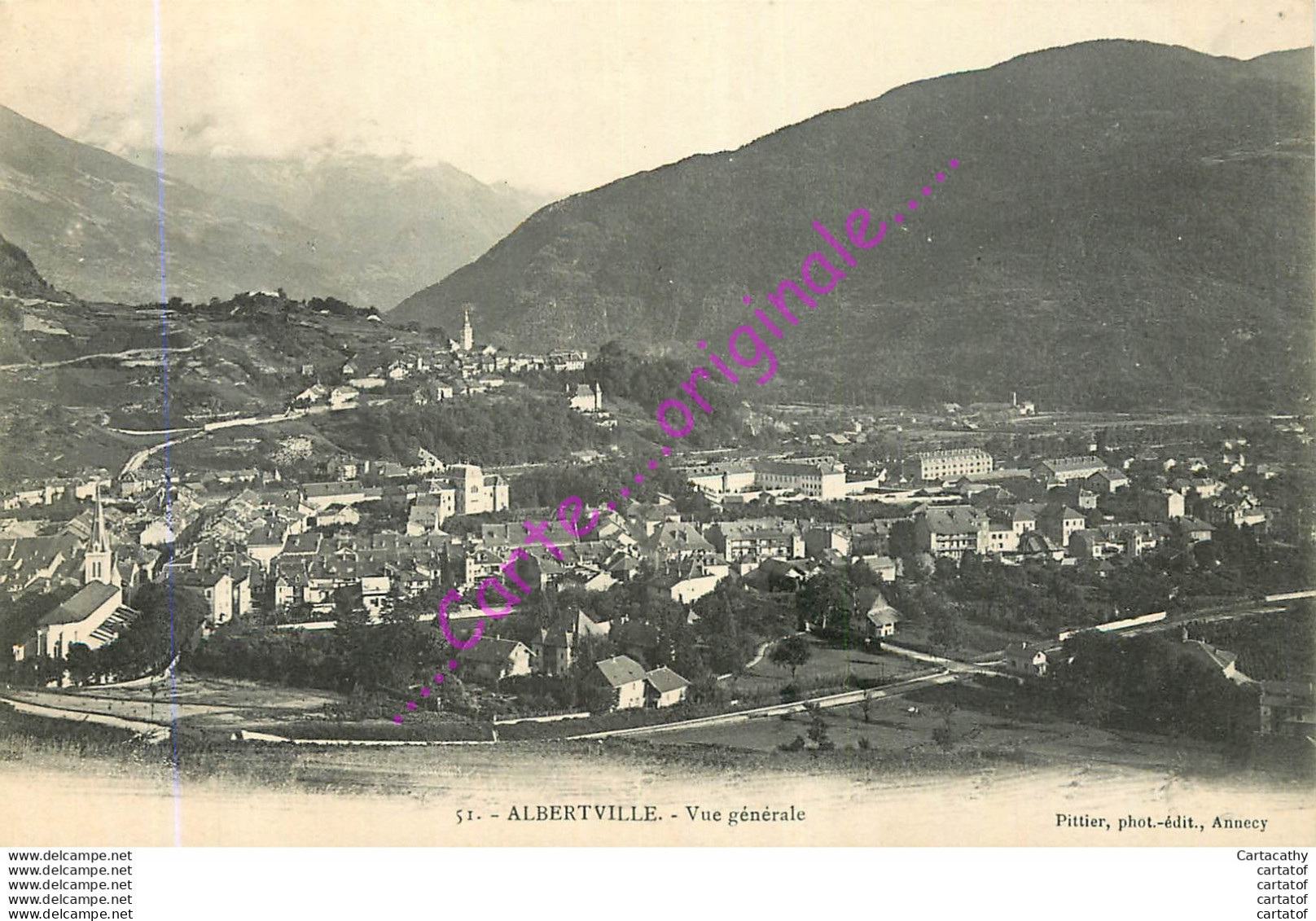 73.  ALBRTVILLE .  Vue Générale . - Albertville