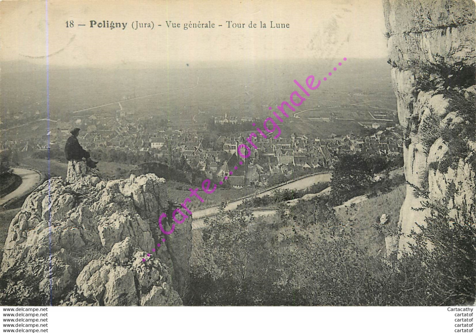 39.  POLIGNY .  Vue Générale .  Tour De La Lune . - Poligny