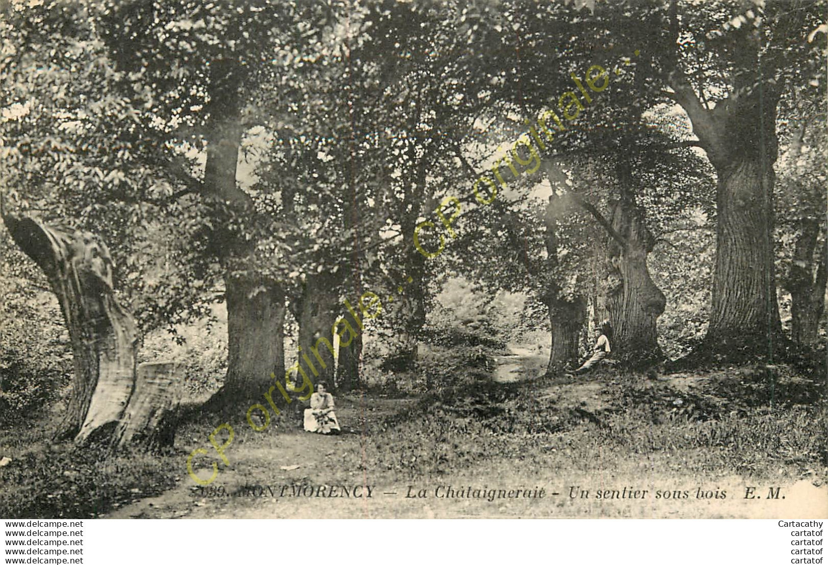 95.  MONTMORENCY . La Chataigneraie .  Un Sentier Sous Bois . - Montmorency