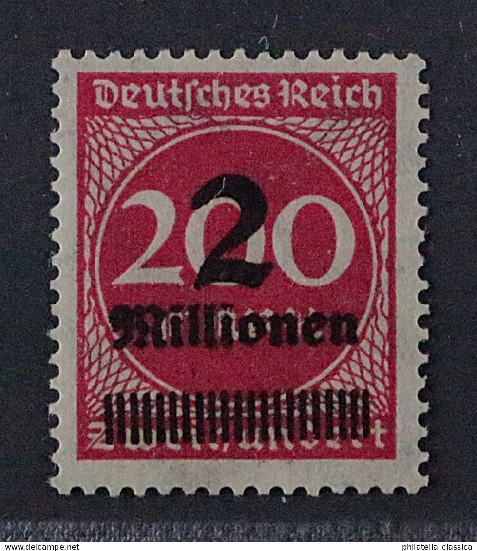 Dt. Reich 309 A P F ** FEHLDRUCK KÖNIGSBERG, Postfrisch, Fotoattest KW 5000,- € - Nuevos