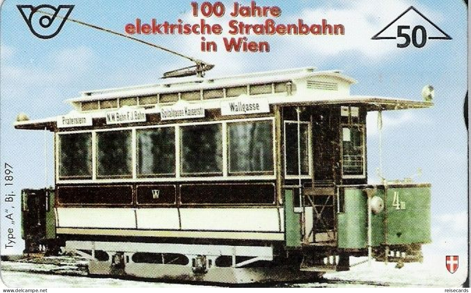 Austria: Telekom - 1997 700A Wiener Linien, Tram - Autriche