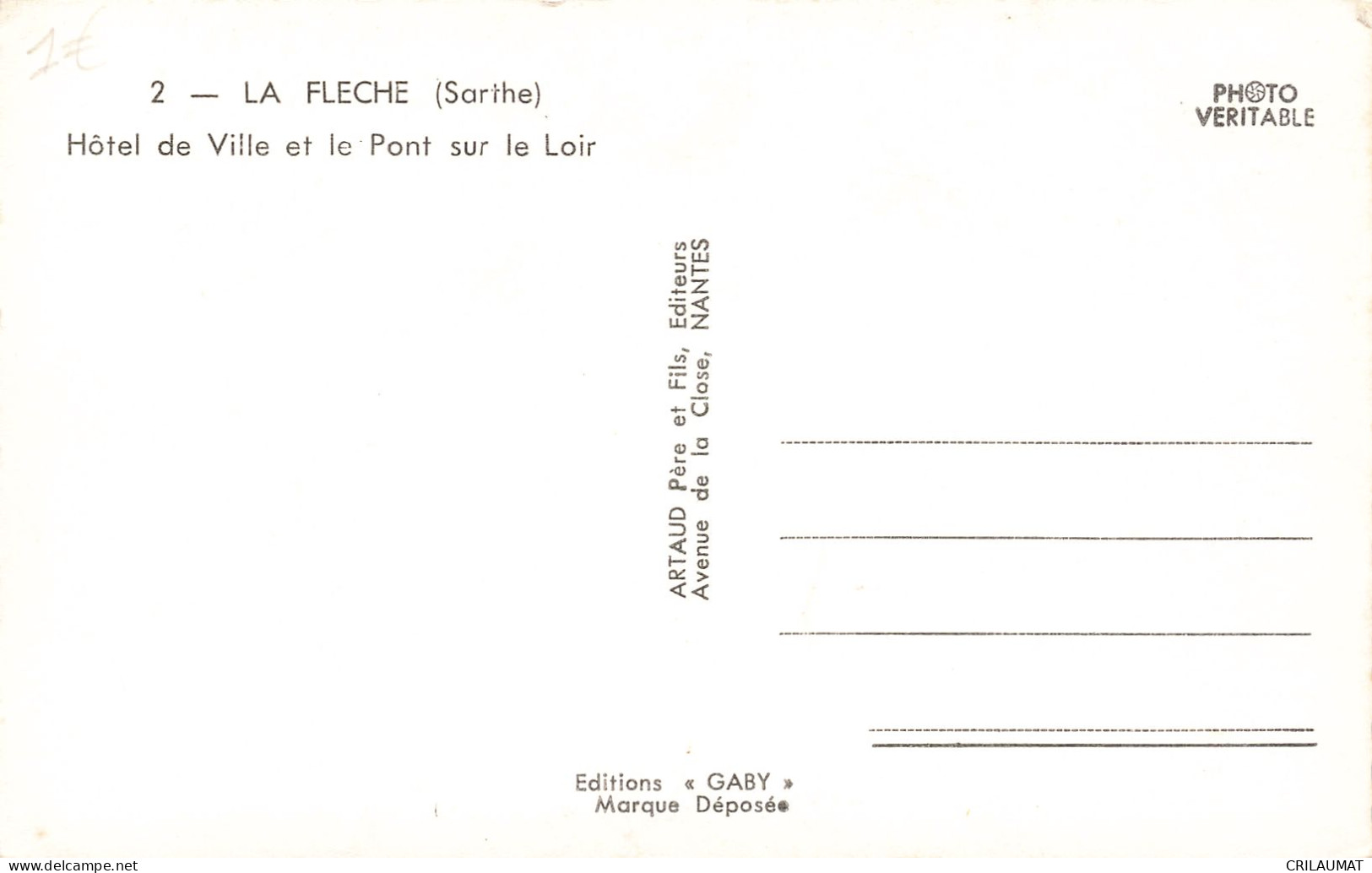 72-LA FLECHE-N°T5270-B/0093 - La Fleche