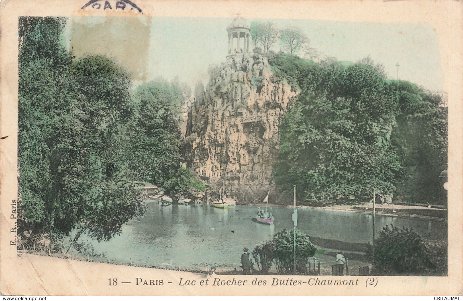 75-PARIS BUTTES CHAUMONT-N°T5273-B/0117 - Parks, Gärten