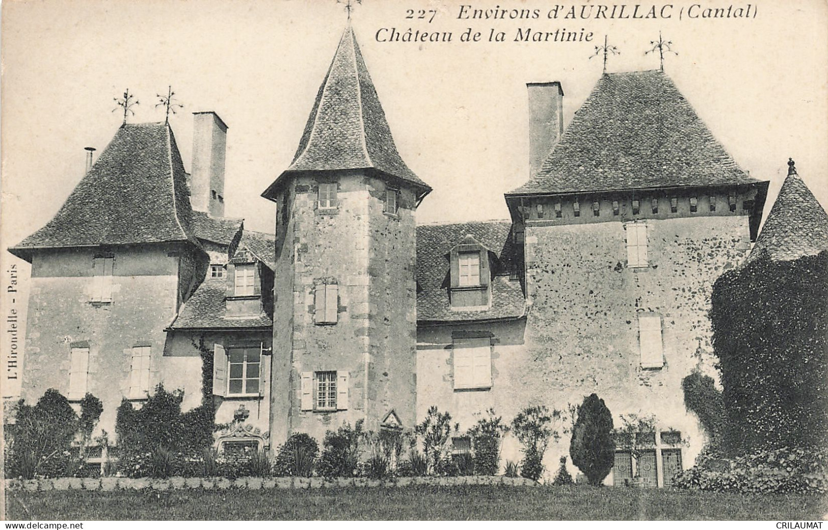 15-AURILLAC CHÂTEAU DE LA MARTINIE-N°T5274-G/0123 - Aurillac