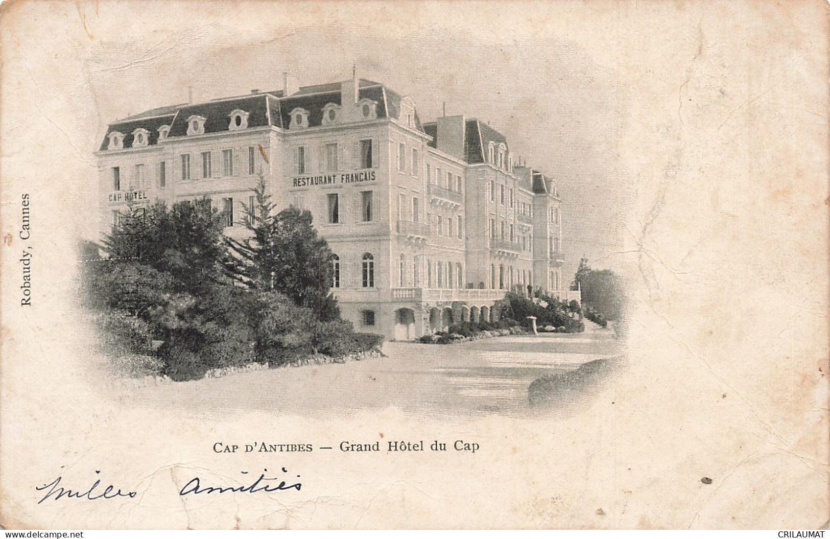 06-CAP D ANTIBES GRAND HOTEL DU CAP-N°T5274-H/0107 - Cap D'Antibes - La Garoupe