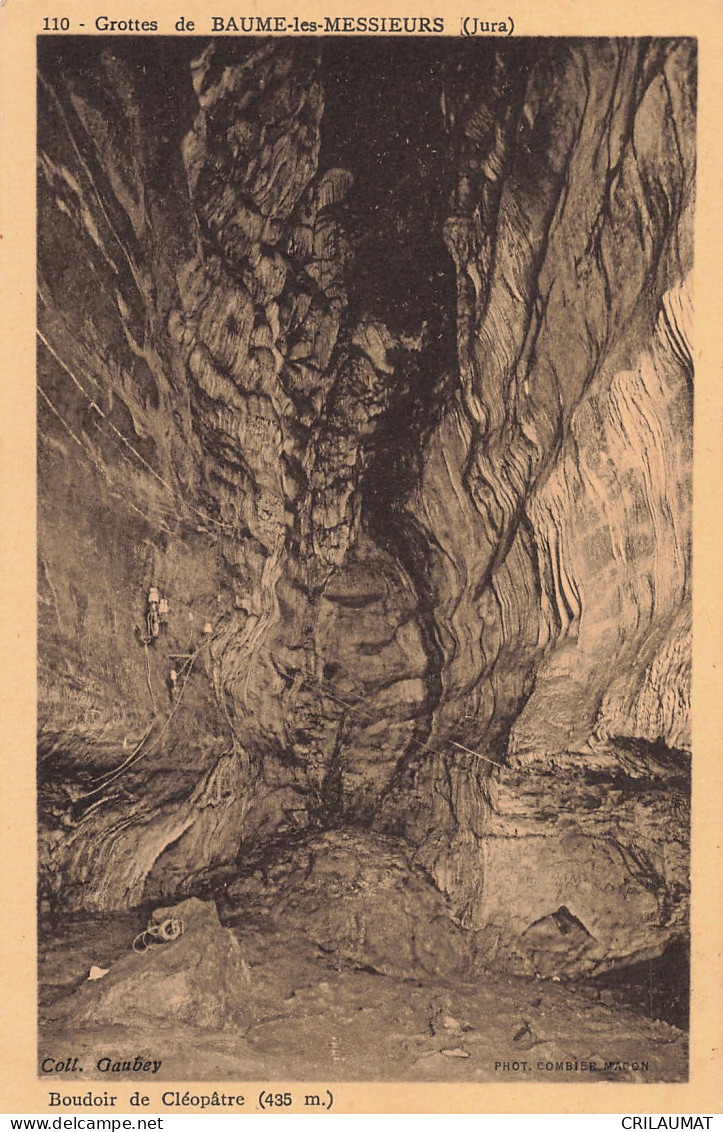 39-BAUME LES MESSIEURS LES GROTTES-N°T5275-E/0233 - Baume-les-Messieurs